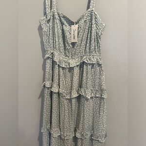 Simplee floral print dress L